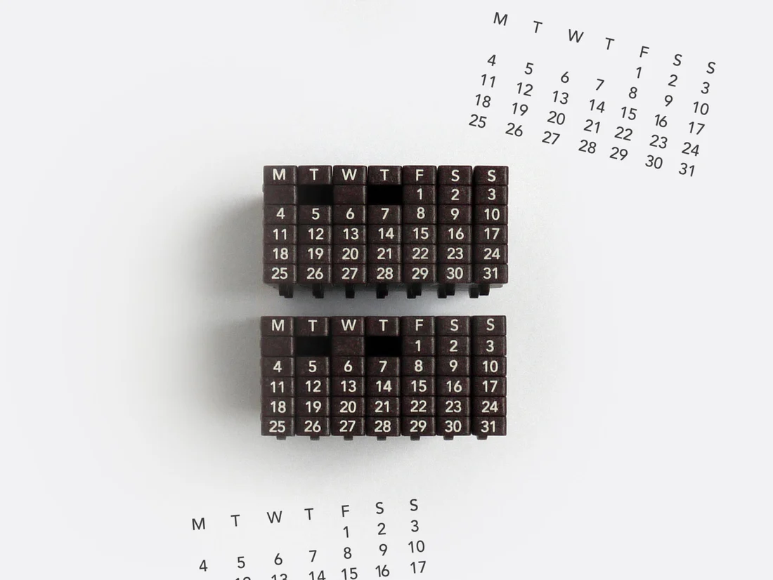 PERPETUAL CALENDAR STAMP